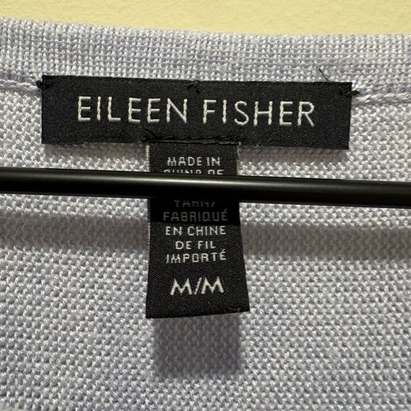 Eileen Fisher Silk Blend Short Sleeve Women’s Sweater - Picture 4 of 5